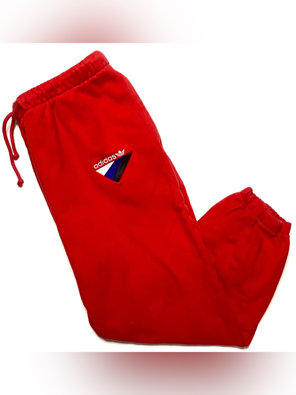 Adidas Originals Anichkov Trefoil Red Jogger Sweatpants Embroidered Logo XL